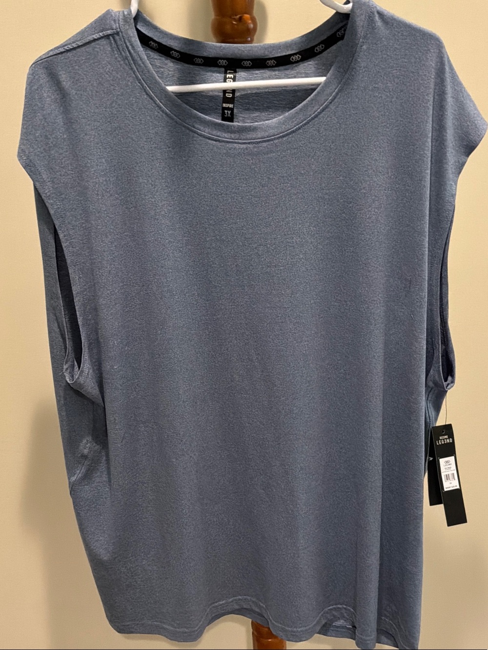 Legend inspire work out tee moisture- wicking fabric size 3x